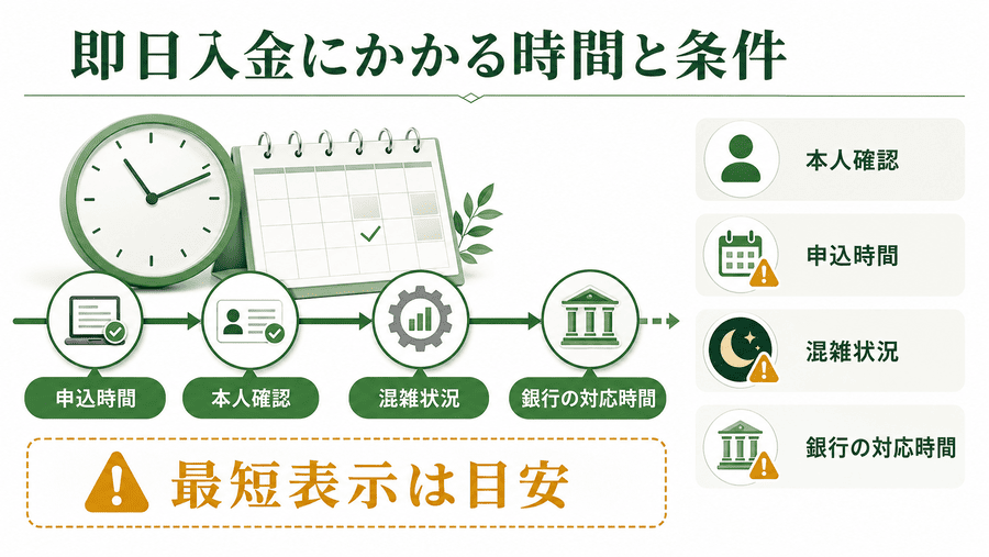 キャリア決済現金化は最短何分?即日入金の条件