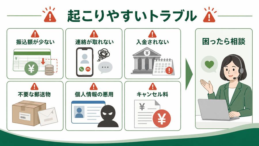 キャリア決済現金化で起こりやすいトラブル