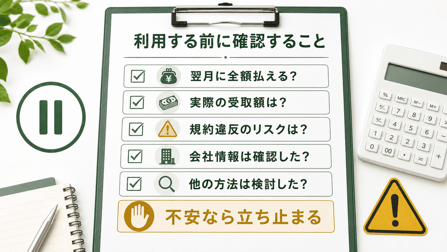キャリア決済現金化を利用する前に確認すること