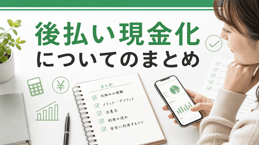 後払い現金化についてのまとめ