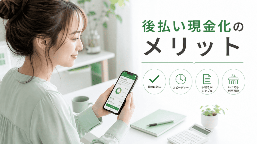 後払い現金化のメリット