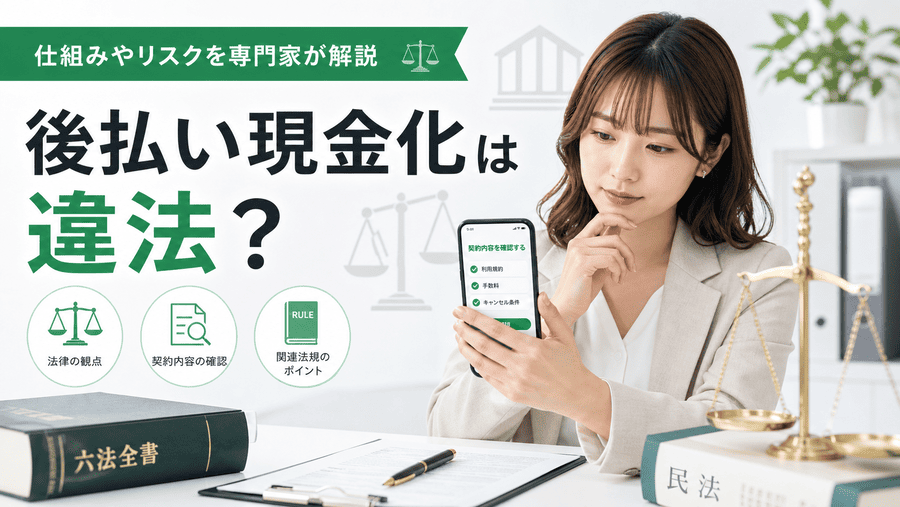 後払い現金化は違法？
