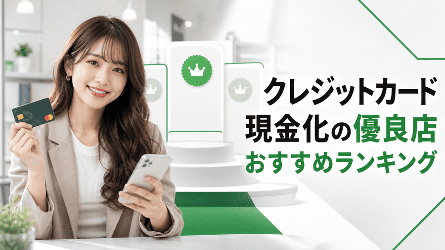 クレジットカード現金化の優良店おすすめランキング