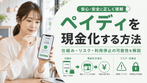 ペイディを現金化する方法！仕組み・リスク・利用停止の可能性をわかりやすく解説