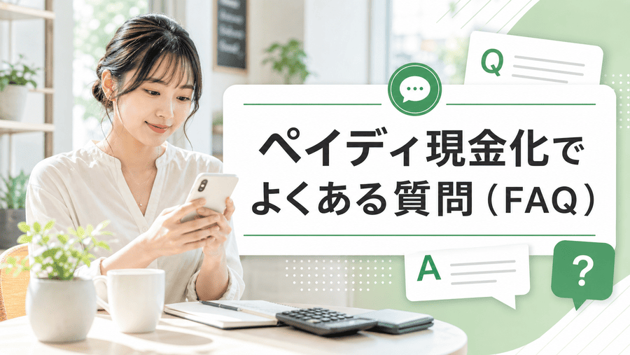 ペイディ現金化でよくある質問（FAQ）