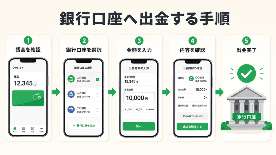 PayPayマネーを銀行口座へ現金化する手順
