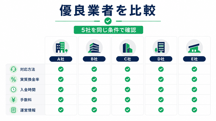 d払い現金化でおすすめの優良業者